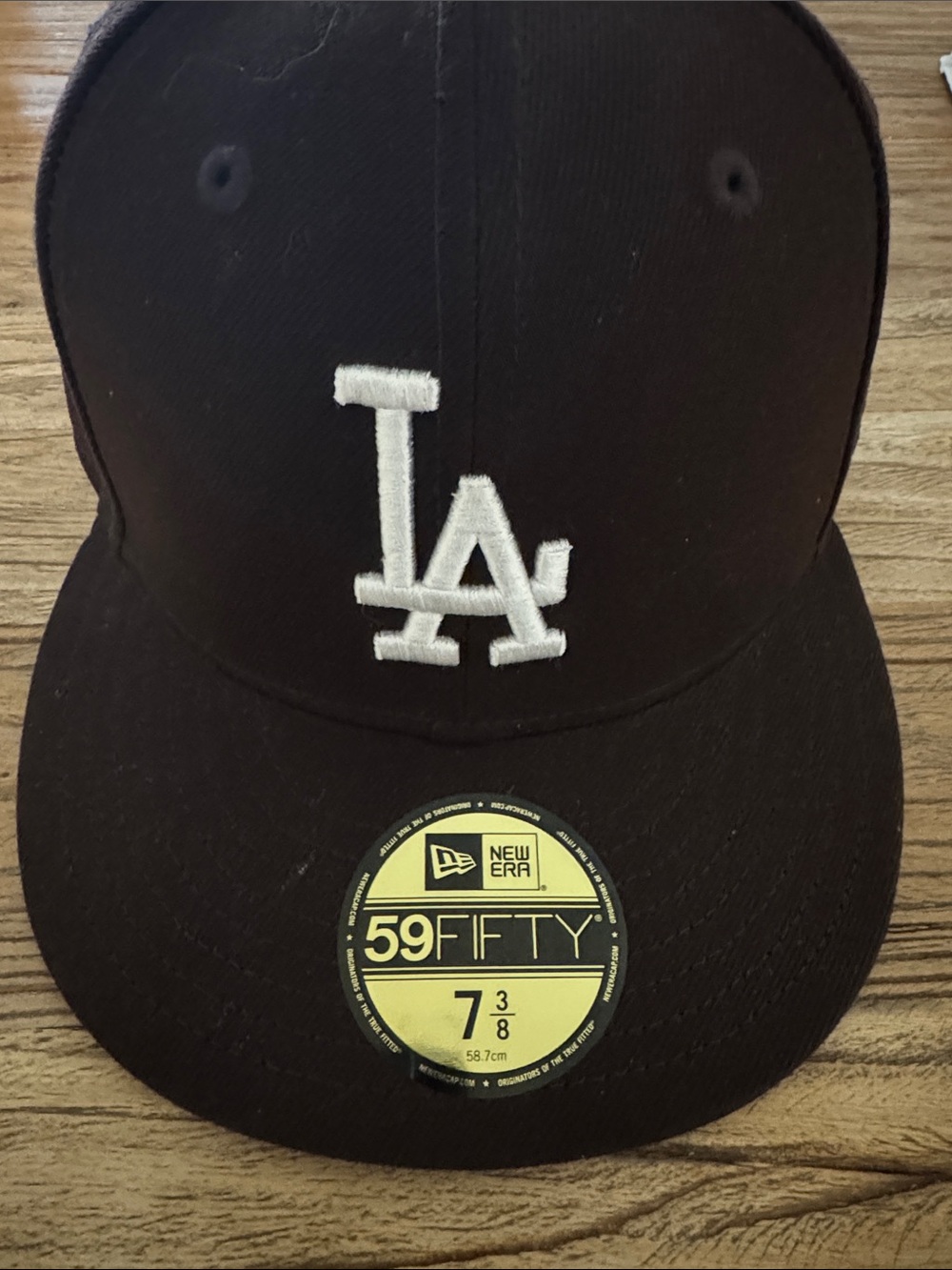New Era Brown Yugioh LA Dodgers Fitted Hat